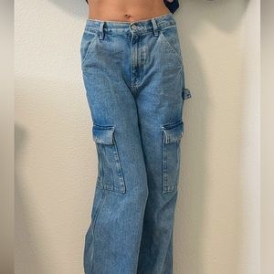 PacSun Ultra High Rise Flare Carpenter Jeans- 26